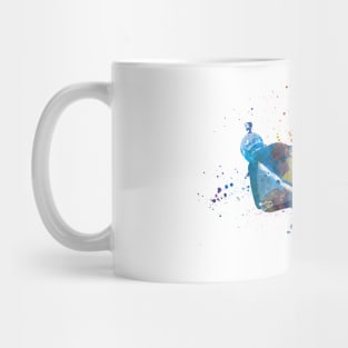 Man with wings in watercolor Mug